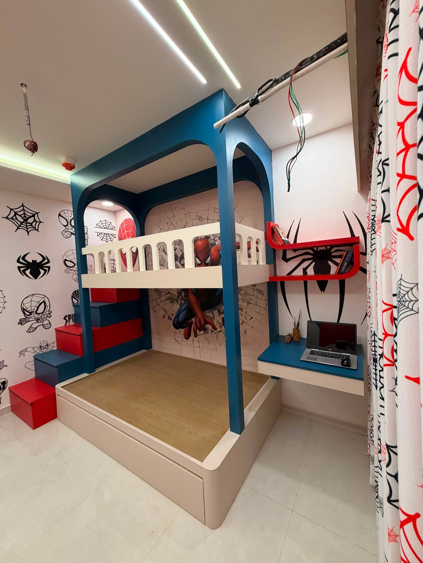 Spider-Man Themed Kids' Room